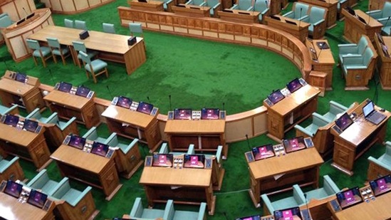 The Congress won 40 seats in the Himachal Pradesh assembly elections, while the BJP’s tally was reduced to 25 from 45 in 2017. (HT File Photo)(HT_PRINT) The Congress won 40 seats in the Himachal Pradesh assembly elections, while the BJP’s tally was reduced to 25 from 45 in 2017. (HT File Photo)(HT_PRINT)