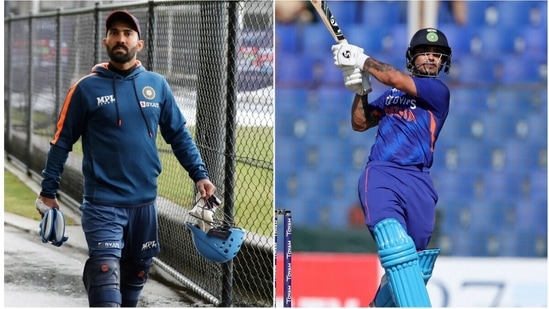 Dinesh Karthik; Ishan Kishan(ANI/AP)