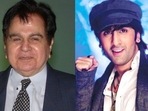 Dilip Kumar at an event and Ranbir Kapoor in a still from his debut film Sawaariya. Dilip Kumar at an event and Ranbir Kapoor in a still from his debut film Sawaariya.