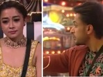 A still from the promo of Bigg Boss 16 featuring Tina Datta and Shalin Bhanot. A still from the promo of Bigg Boss 16 featuring Tina Datta and Shalin Bhanot.