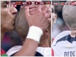Morocco defender's hilarious reaction to Pepe's miss during quarterfinal(Twitter) Morocco defender's hilarious reaction to Pepe's miss during quarterfinal(Twitter)