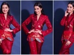 Actress Shraddha Kapoor recently shared her stunning look in a red paithani pantsuit on her Instagram. (Instagram ) Actress Shraddha Kapoor recently shared her stunning look in a red paithani pantsuit on her Instagram. (Instagram )