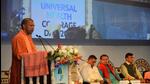 Uttar Pradesh chief minister Yogi Adityanath at a health conference in Varanasi on Sunday. (HT PHOTO) Uttar Pradesh chief minister Yogi Adityanath at a health conference in Varanasi on Sunday. (HT PHOTO)