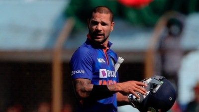 Shikhar Dhawan in action for Team India. (AP) Shikhar Dhawan in action for Team India. (AP)