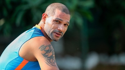 Shikhar Dhawan attends a training session in Dhaka (AP) Shikhar Dhawan attends a training session in Dhaka (AP)