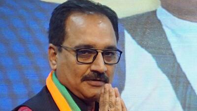 Delhi Bharatiya Janata Party (BJP) vice president Virendra Sachdeva has been appointed as the new acting president of the Delhi BJP, in New Delhi on Sunday. (ANI) Delhi Bharatiya Janata Party (BJP) vice president Virendra Sachdeva has been appointed as the new acting president of the Delhi BJP, in New Delhi on Sunday. (ANI)