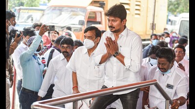 For the past few months, Udhaynidhi has been inaugurating state government projects in Chennai, though he doesn’t hold any position in the Tamil Nadu government. For the past few months, Udhaynidhi has been inaugurating state government projects in Chennai, though he doesn’t hold any position in the Tamil Nadu government.