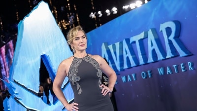 Kate Winslet at the world premiere of Avatar: The Way of Water' in London on December 6. (Photo by Vianney Le Caer/Invision/AP) (Vianney Le Caer/Invision/AP)