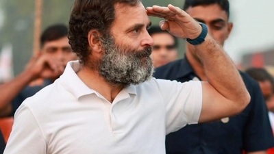 Rahul Gandhi during Bharat Jodo Yatra. (File) (PTI) Rahul Gandhi during Bharat Jodo Yatra. (File) (PTI)