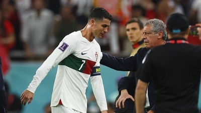 Santos has benched Ronaldo for the second game in a row (REUTERS)