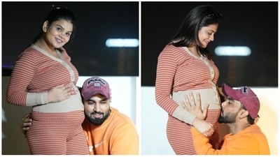 Armaan Malik with his wives Kritika and Payal. Armaan Malik with his wives Kritika and Payal.