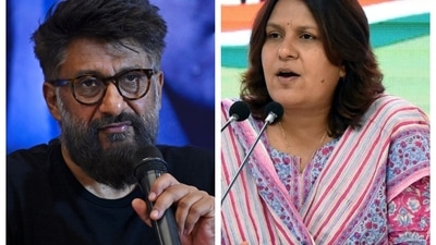 A twitter post congratulating BJP is the latest issue between Vivek Agnihotri and Supriya Shrinate on Twitter. A twitter post congratulating BJP is the latest issue between Vivek Agnihotri and Supriya Shrinate on Twitter.