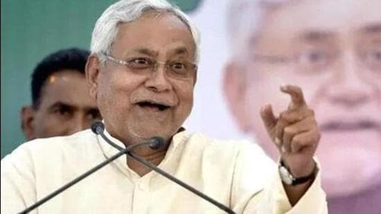 Bihar chief minister Nitish Kumar (HT Photo)