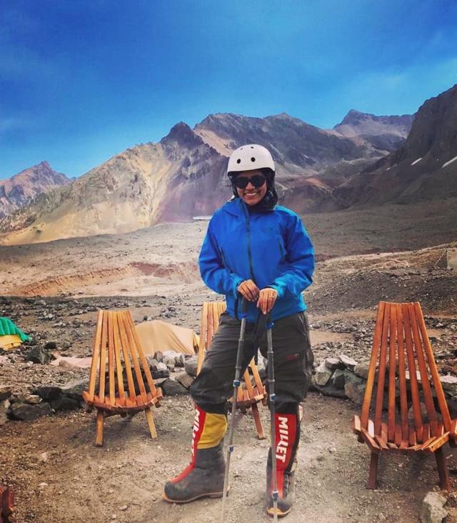 To combat the impact of Covid on lungs, mountaineer Vamini Sethi practised deep breathing and yoga. To combat the impact of Covid on lungs, mountaineer Vamini Sethi practised deep breathing and yoga.