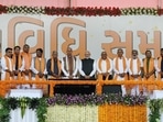 Swearing-in ceremony of Gujarat Chief Minister, in Gujarat (ANI Photo)(ANI/PIB) Swearing-in ceremony of Gujarat Chief Minister, in Gujarat (ANI Photo)(ANI/PIB)