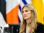 Eva Kaili: European Parliament vice president, Greek socialist Eva Kaili, is seen.