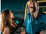 Malaika Arora with Post Malone. Malaika Arora with Post Malone.