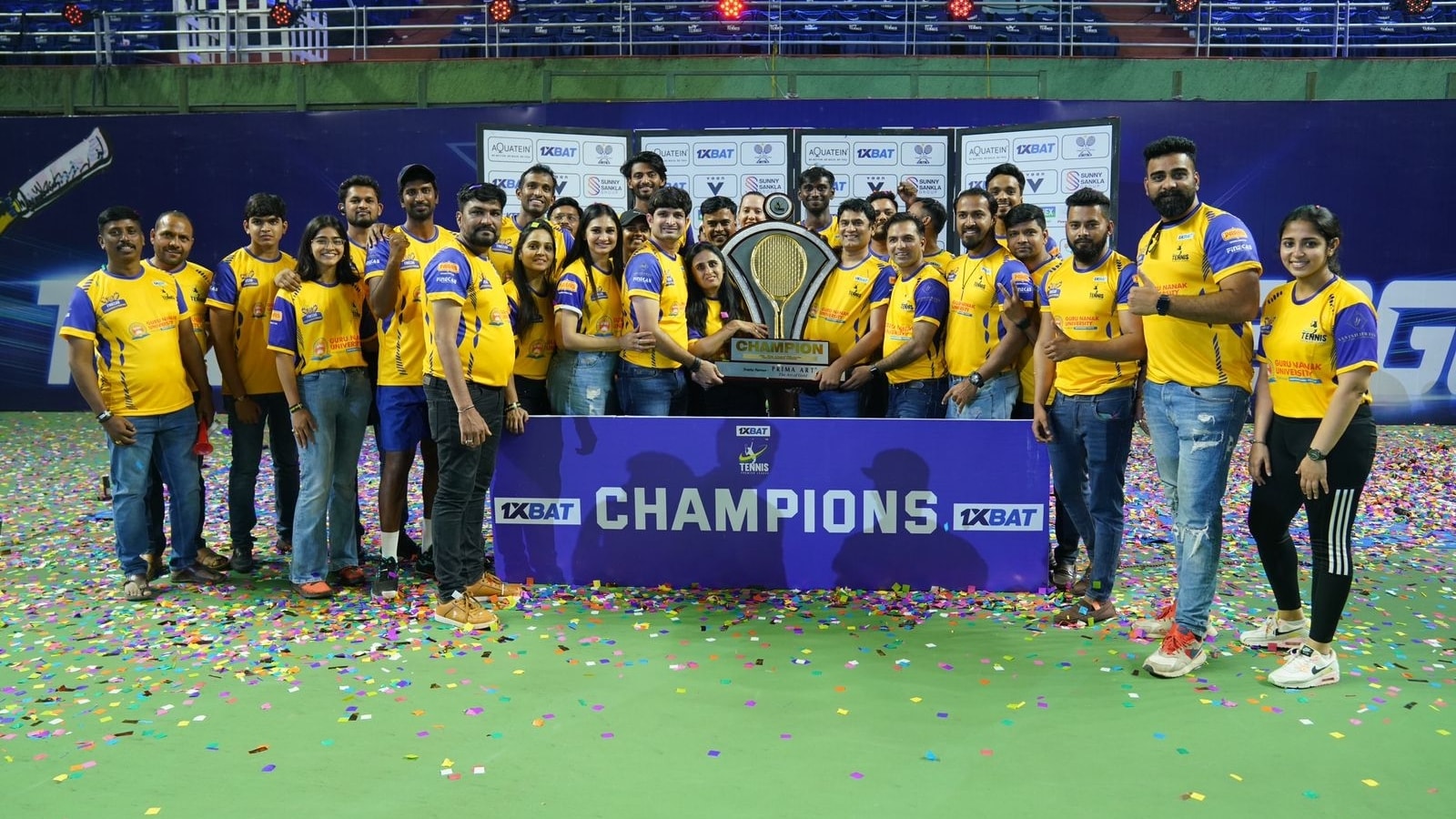 Finecab Hyderabad crowned Tennis Premier League champions for second time in a row