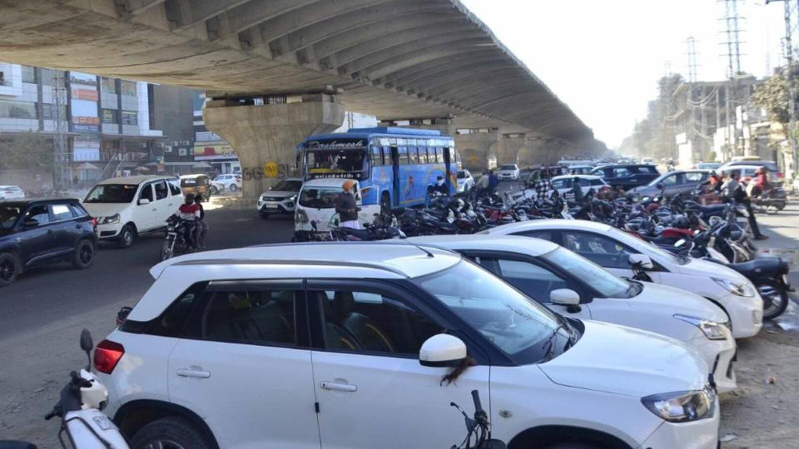 Chaos at Ferozepur road Ludhiana’s central artery in need of urgent