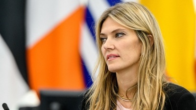 Eva Kaili: European Parliament vice president, Greek socialist Eva Kaili, is seen. (Reuters)
