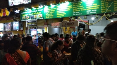 Bengaluru's iconic food street 'Thindi Beedi' to get facelift: Report (Twitter/surnell) Bengaluru's iconic food street 'Thindi Beedi' to get facelift: Report (Twitter/surnell)