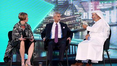 External affairs minister S Jaishankar during an interaction at the India Global Forum in United Arab Emirates . (ANI) External affairs minister S Jaishankar during an interaction at the India Global Forum in United Arab Emirates . (ANI)