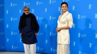 Director Sanjay Leela Bhansali and actor Alia Bhatt present their film Gangubai Kathiawadi at the 72nd Berlinale Film Festival. (AFP) (AFP) Director Sanjay Leela Bhansali and actor Alia Bhatt present their film Gangubai Kathiawadi at the 72nd Berlinale Film Festival. (AFP) (AFP)