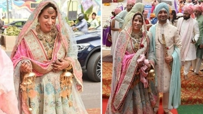 Guneet Monga and Sunny Kapoor tied the knot as per Sikh customs. Guneet Monga and Sunny Kapoor tied the knot as per Sikh customs.