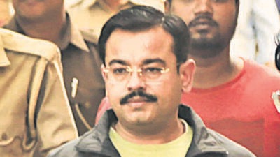 Lakhimpur: Ashish Mishra and other accused in the Lakhimpur Kheri violence case, being produced in a court in Lakhimpur, Friday, Oct. 22, 2021. (PTI Photo)(PTI10_22_2021_000193B) (PTI) Lakhimpur: Ashish Mishra and other accused in the Lakhimpur Kheri violence case, being produced in a court in Lakhimpur, Friday, Oct. 22, 2021. (PTI Photo)(PTI10_22_2021_000193B) (PTI)