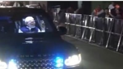 PM Modi holds roadshow in Ahmedabad. (Twitter/ BJP) PM Modi holds roadshow in Ahmedabad. (Twitter/ BJP)