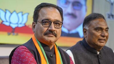 Newly-appointed Delhi BJP working president Virendra Sachdeva at the party office in New Delhi on December 11. (PTI) Newly-appointed Delhi BJP working president Virendra Sachdeva at the party office in New Delhi on December 11. (PTI)