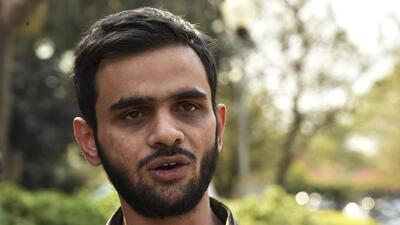 This will be the first time that Khalid will walk out of the jail since his arrest in September 2020. (HT Archive) This will be the first time that Khalid will walk out of the jail since his arrest in September 2020. (HT Archive)