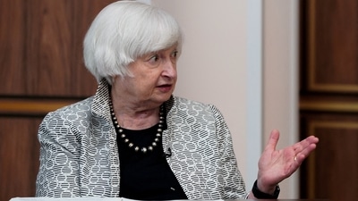 Russia-Ukraine War: US Treasury Secretary Janet Yellen is seen. (REUTERS)
