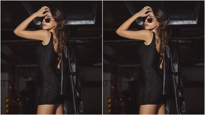 The pictures show Alaya in a shimmering little black dress (LBD) and a long leather jacket. While the mini ensemble is from the shelves of the celebrity-favourite clothing label Cecil, the trench coat is by Freakins India. Alaya's outfit is a must-have look for your Christmas wardrobe, so don't forget to steal some styling tips. (Instagram) The pictures show Alaya in a shimmering little black dress (LBD) and a long leather jacket. While the mini ensemble is from the shelves of the celebrity-favourite clothing label Cecil, the trench coat is by Freakins India. Alaya's outfit is a must-have look for your Christmas wardrobe, so don't forget to steal some styling tips. (Instagram)