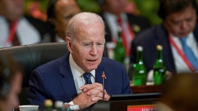 US President Joe Biden during the G20 Summit in Bali in November. (REUTERS file)