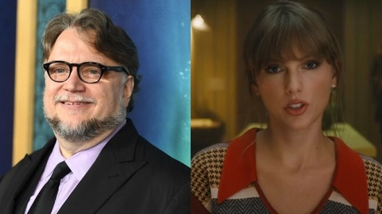 Filmmaker Guillermo del Toro and singer Taylor Swift. Filmmaker Guillermo del Toro and singer Taylor Swift.