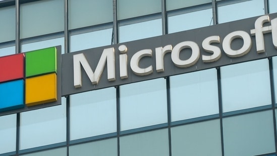 Corporate signage of Microsoft Corp at Microsoft India Development Centre, in Noida, India (Bloomberg) Corporate signage of Microsoft Corp at Microsoft India Development Centre, in Noida, India (Bloomberg)