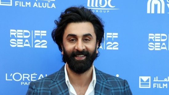 Ranbir Kapoor at the Red Sea International Film Festival (RSFF) in Jeddah, Saudi Arabia, (AFP) (AFP)