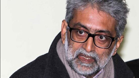 Srinagar, India - December 06: Human Rights Activists Gautam Navlakha speaks after displaying a report by two human rights groups during a press conference, in Srinagar, India, on Thursday, December 06, 2012. Human Rights groups released the names of 500 people, including 235 army personnels and 31 pro-government militants, for their alleged involvement in incidents of rights violations in Jammu and Kashmir during the last 20 years. (Photo by Waseem Andrabi/ Hindustan Times) Srinagar, India - December 06: Human Rights Activists Gautam Navlakha speaks after displaying a report by two human rights groups during a press conference, in Srinagar, India, on Thursday, December 06, 2012. Human Rights groups released the names of 500 people, including 235 army personnels and 31 pro-government militants, for their alleged involvement in incidents of rights violations in Jammu and Kashmir during the last 20 years. (Photo by Waseem Andrabi/ Hindustan Times)