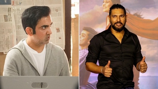 Gautam Gambhir's birthday wish for Yuvraj Singh drew the ire of fans (PTI)
