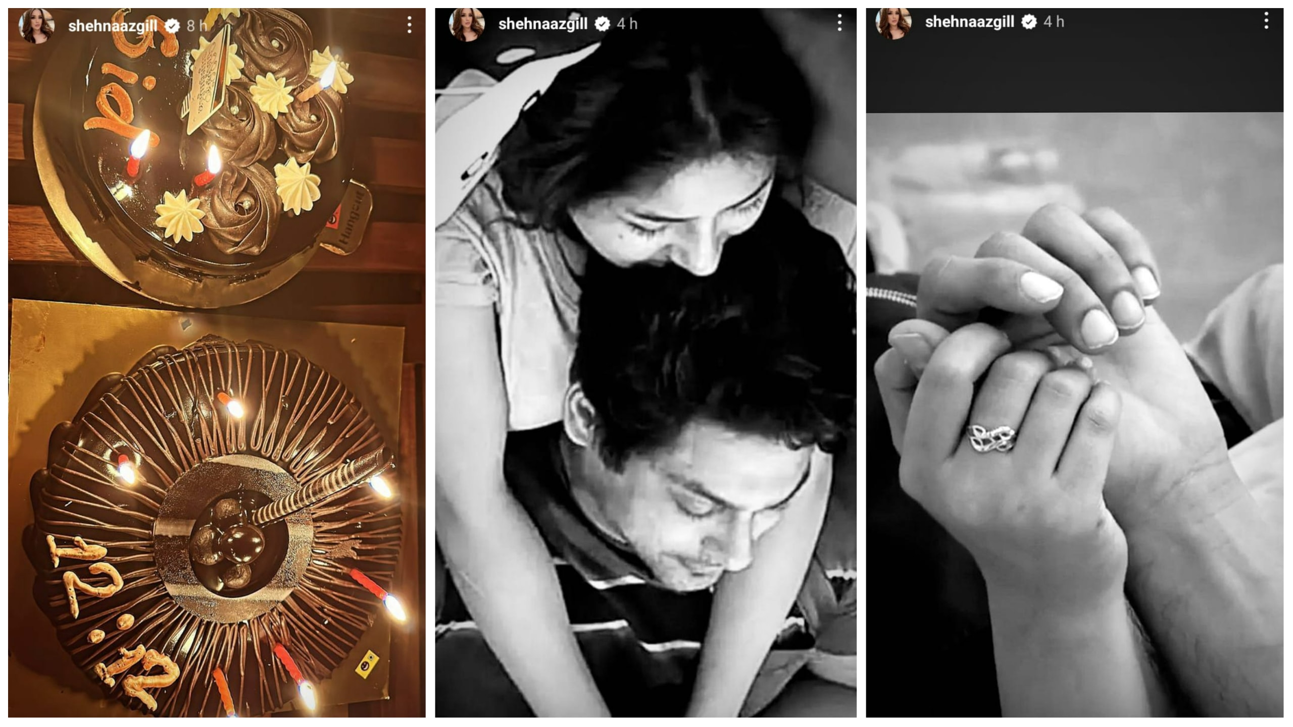Shehnaaz Gill shared few pics on her Instagram Stories. Shehnaaz Gill shared few pics on her Instagram Stories.