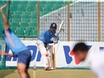 India train for the Bangladesh Tests.(Twitter) India train for the Bangladesh Tests.(Twitter)