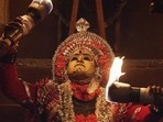 A still from Rishab Shetty's Kannada film Kantara. A still from Rishab Shetty's Kannada film Kantara.