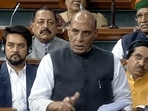 Union defence minister Rajnath Singh addressed Lok Sabha on India-China LAC face-off.