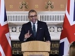 UK foreign secretary James Cleverly. (Twitter Photo)