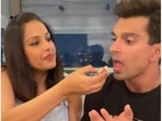 Bipasha Basu and Karan Singh Grover celebrate their daughter's one month birthday. 