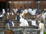 Opposition walkout in both houses of Parliament after Rajnath LAC statement