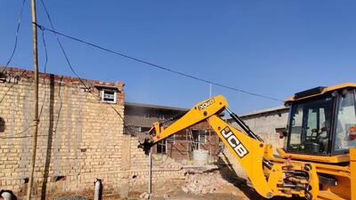 DTCP, GMDA raze illegal colonies in Farrukhnagar DTCP, GMDA raze illegal colonies in Farrukhnagar