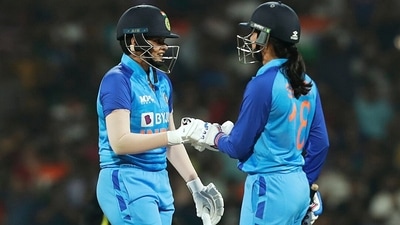 India Women face Australia Women in the third T20I in Mumbai. (BCCI Women Twitter) India Women face Australia Women in the third T20I in Mumbai. (BCCI Women Twitter)
