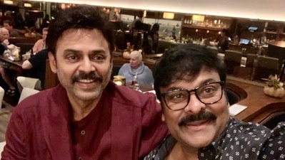 Chiranjeevi wished Venkatesh Daggubati on his 62nd birthday.